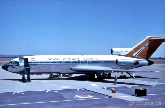South African Airways B 727-44 ,ZS-SBC