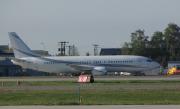 Chicago Blackhawks Transjet charter Boeing 737 N802TJ